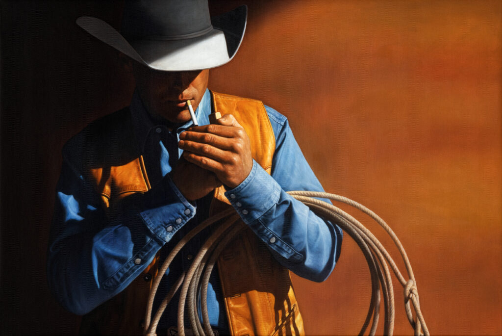 American Myth | Hannes Schmid | Infinite | Cowboy | Oil paintings