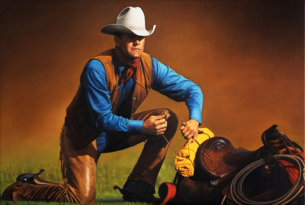 American Myth | Hannes Schmid | Infinite | Cowboy | Oil paintings