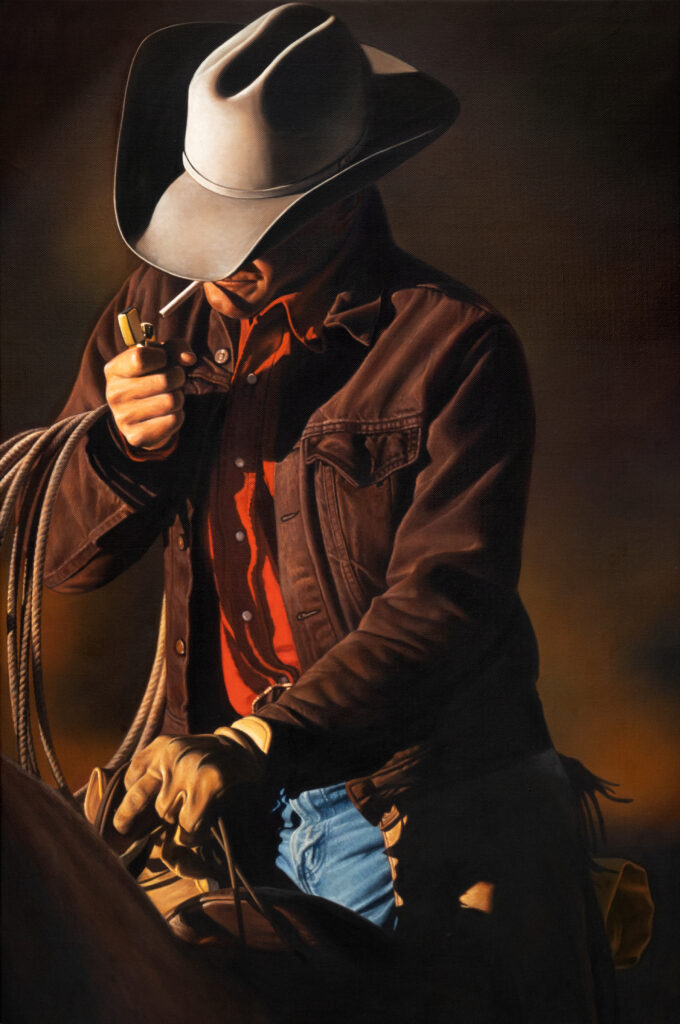 American Myth | Hannes Schmid | Infinite | Cowboy | Oil paintings